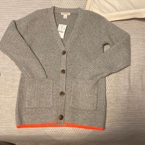 Girls button-down sweater